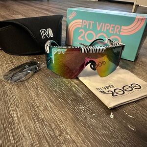 Pit Viper Sunglasses - The Herbivore 2000 Zebra Frame